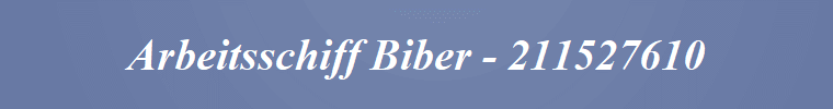 Arbeitsschiff Biber - 211527610