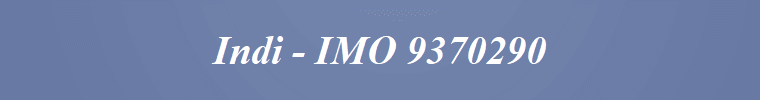 Indi - IMO 9370290