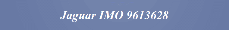 Jaguar IMO 9613628