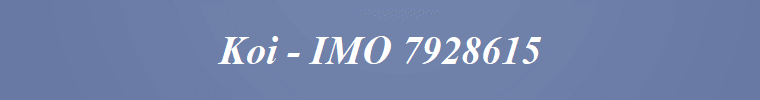 Koi - IMO 7928615