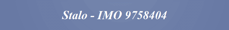 Stalo - IMO 9758404